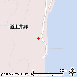 長崎県南松浦郡新上五島町道土井郷305周辺の地図