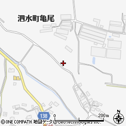 熊本県菊池市泗水町亀尾3461周辺の地図