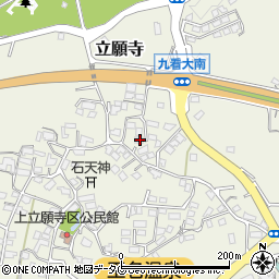 熊本県玉名市立願寺1367-1周辺の地図