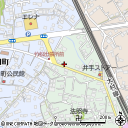 長崎県大村市竹松本町1090周辺の地図