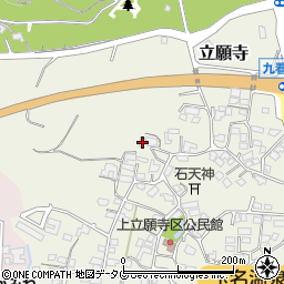 熊本県玉名市立願寺1320周辺の地図