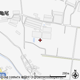 熊本県菊池市泗水町亀尾周辺の地図