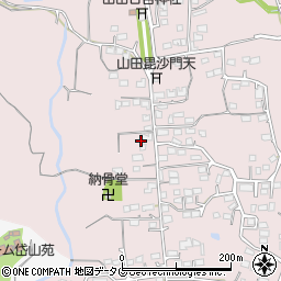 熊本県玉名市山田104-1周辺の地図