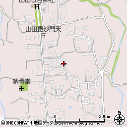 熊本県玉名市山田96周辺の地図