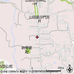 熊本県玉名市山田104周辺の地図