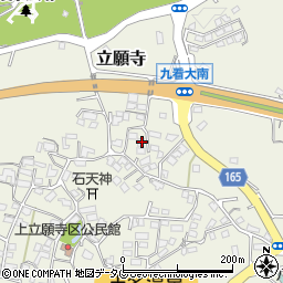 熊本県玉名市立願寺1367周辺の地図