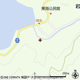 愛媛県南宇和郡愛南町岩水1384周辺の地図