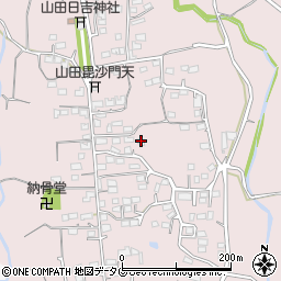 熊本県玉名市山田96-1周辺の地図