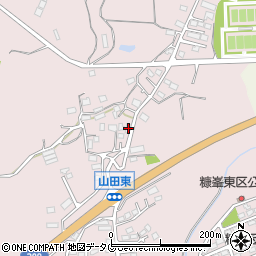 熊本県玉名市山田1429周辺の地図