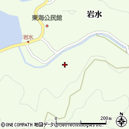 愛媛県南宇和郡愛南町岩水1221周辺の地図