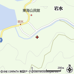 愛媛県南宇和郡愛南町岩水1241周辺の地図