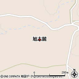 熊本県菊池市旭志麓周辺の地図