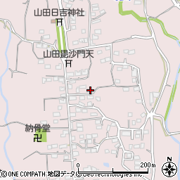 熊本県玉名市山田86周辺の地図