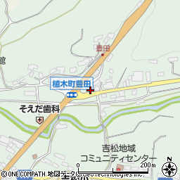 熊本県熊本市北区植木町豊田828周辺の地図