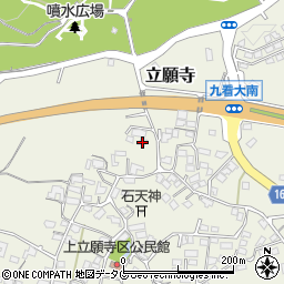 熊本県玉名市立願寺1362周辺の地図