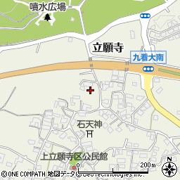 熊本県玉名市立願寺1362周辺の地図