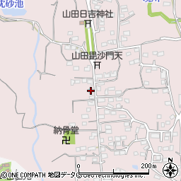 熊本県玉名市山田76周辺の地図