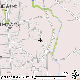 熊本県玉名市山田1086-1周辺の地図