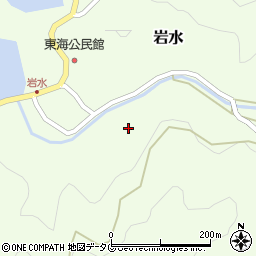愛媛県南宇和郡愛南町岩水1217周辺の地図