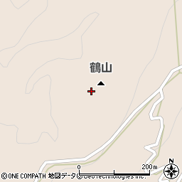 鶴山周辺の地図
