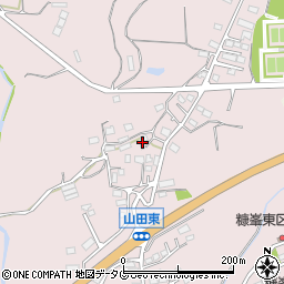 熊本県玉名市山田1378周辺の地図