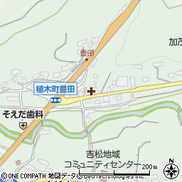 熊本県熊本市北区植木町豊田830-10周辺の地図