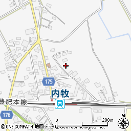 熊本県阿蘇市乙姫152-8周辺の地図