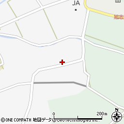 熊本県菊池市旭志新明2840周辺の地図
