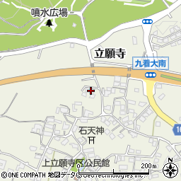 熊本県玉名市立願寺1364周辺の地図