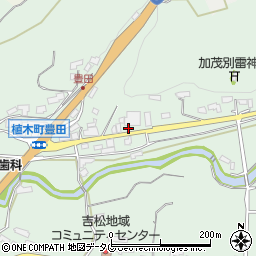 熊本県熊本市北区植木町豊田814周辺の地図