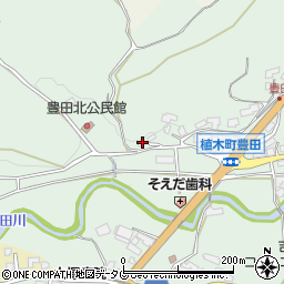 熊本県熊本市北区植木町豊田938周辺の地図