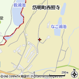 熊本県玉名市岱明町西照寺1083周辺の地図
