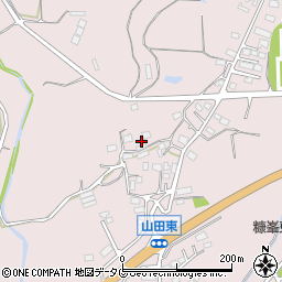 熊本県玉名市山田1442周辺の地図