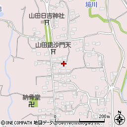 熊本県玉名市山田57周辺の地図