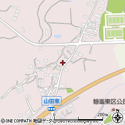 熊本県玉名市山田1380周辺の地図