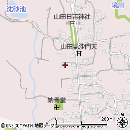 熊本県玉名市山田66周辺の地図