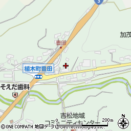 熊本県熊本市北区植木町豊田830周辺の地図