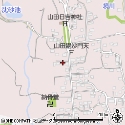 熊本県玉名市山田65周辺の地図