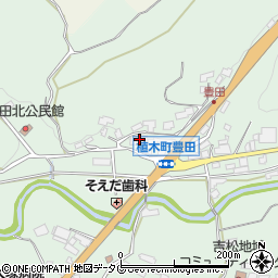 熊本県熊本市北区植木町豊田929周辺の地図