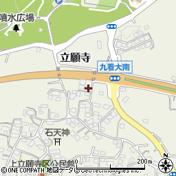 熊本県玉名市立願寺1374-3周辺の地図