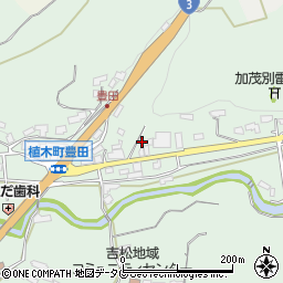 熊本県熊本市北区植木町豊田832-1周辺の地図