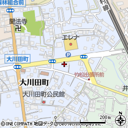 エレナ竹松店周辺の地図