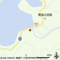愛媛県南宇和郡愛南町岩水1446周辺の地図