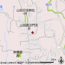 熊本県玉名市山田58周辺の地図