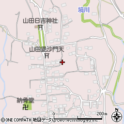 熊本県玉名市山田53周辺の地図