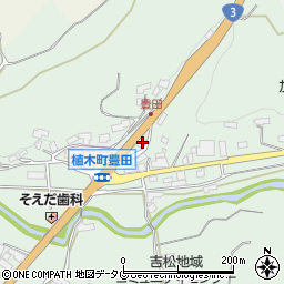 熊本県熊本市北区植木町豊田917周辺の地図