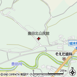 熊本県熊本市北区植木町豊田1026-1周辺の地図