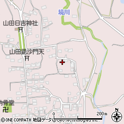 熊本県玉名市山田1077周辺の地図