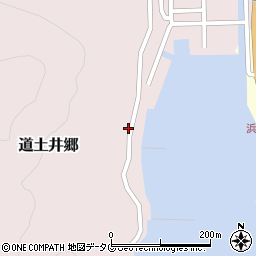 長崎県南松浦郡新上五島町道土井郷192周辺の地図