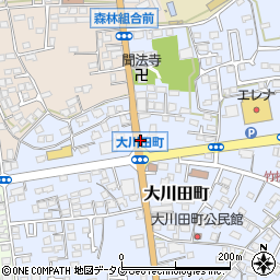 竹松局前周辺の地図
